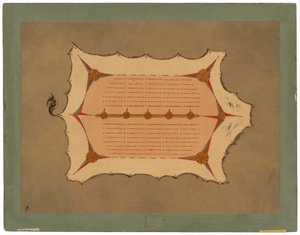 Faksimile eines Sioux-Mantels mit Stachelschweinborsten von George Catlin