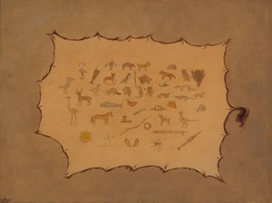 Faksimile eines Ojibbeway-Gewandes
