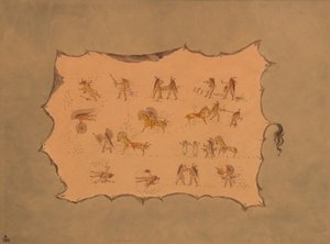 Faksimile des Gewandes von Mah-to-toh-pa - Mandan