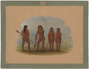 Vier Angustura-Indianer