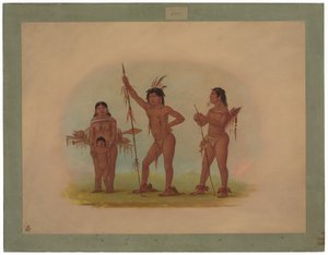 Vier Mura-Indianer