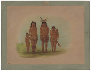 Vier Sepibo-Indianer