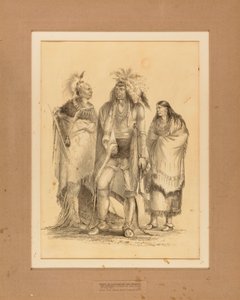 Gruppe von Algonkin und Irokesen Indianer--Nr. 1