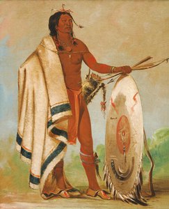 Kotz-a-tó-ah, Rauchschild, ein angesehener Krieger von George Catlin