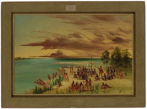 La Salle beansprucht Louisiana für Frankreich. 9. April 1682