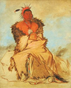 Loo-rá-wée-re-coo, Vogel, der in den Krieg zieht, ein Tapage Pawnee von George Catlin
