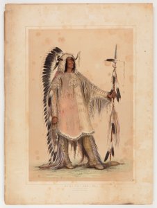 Mah-to-toh-pa, der Mandan-Häuptling von George Catlin