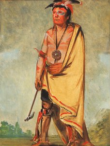 No-ak-chóo-she-kaw, Er, der die Büsche bricht von George Catlin