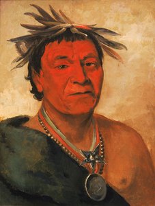 O-ho-páh-sha, Kleiner Whoop, ein angesehener Krieger, 1831