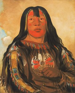 Peh-tó-pe-kiss, Adler-Rippen, ein Piegan-Häuptling von George Catlin