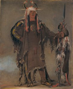 Peh-tó-pe-kiss, Adler-Rippen, ein Piegan-Häuptling von George Catlin