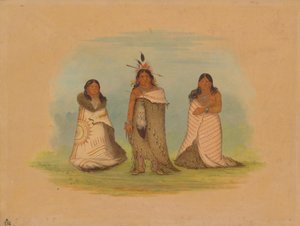 Puncah-Indianer von George Catlin