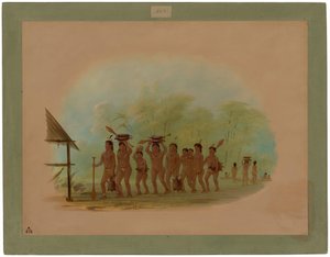 Rückkehr von einer Schildkrötenjagd - Connibo von George Catlin