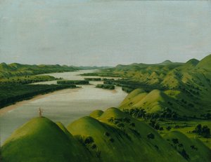 Flussklippen, 1320 Meilen oberhalb von St. Louis, 1832