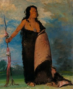 Shoo-de-gá-cha, Der Rauch, Häuptling des Stammes von George Catlin