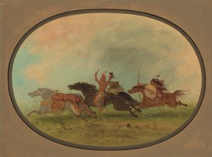 Der Skalper skalpiert - Pawnees und Cheyennes, 1861-1869 von George Catlin