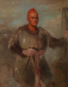Theodore Burr Catlin, in Indianerkostüm, 1840-1841 von George Catlin