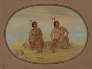 Zwei Choctaw-Indianer, 1861-1869