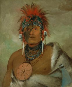 Wá-hón-ga-shee, Kein Narr, ein großer Geck, 1832 von George Catlin