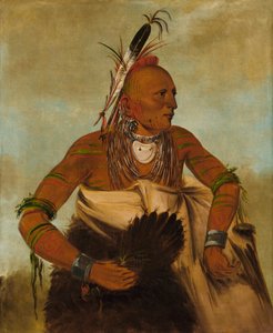 Wa-ho-béck-ee, ein hübscher Tapferer von George Catlin