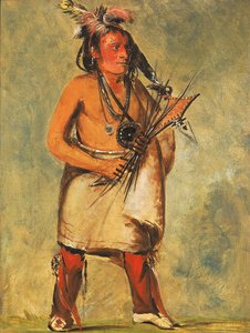Wa-kon-chásh-kaw, Der auf dem Donner kommt von George Catlin