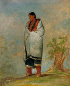 Wa-quóth-e-qua, Die Frau des Bocks, Frau des Wals, 1835. von George Catlin