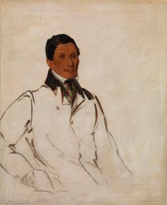 Waun-naw-con, Die Schale (John W. Quinney), ein Missionar-Prediger von George Catlin
