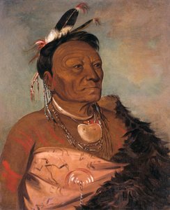 Wee-tá-ra-shá-ro, Häuptling des Stammes von George Catlin
