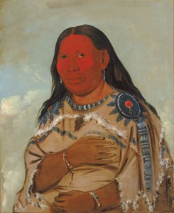 Frau von Zwei Krähen von George Catlin