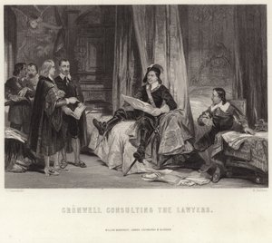 Cromwell konsultiert die Anwälte von George Cattermole