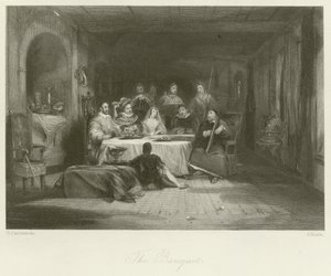 Das Bankett von George Cattermole