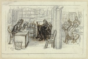 Ansicht der Bibliothek