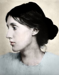 Porträt der englischen Schriftstellerin Virginia Woolf