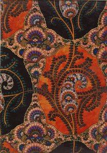 Stoffdesign für Paisley-Schals, ca. 1871