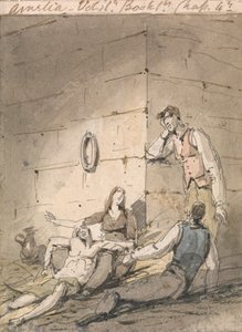 Illustration zu Fieldings Amelia von George Chinnery