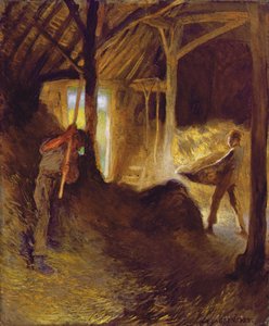 Im Stall von George Clausen