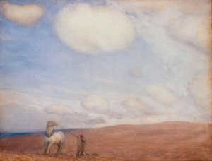 Pflügen auf den Downs von George Clausen