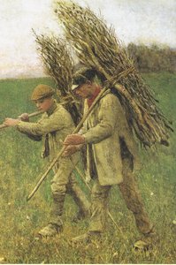 Die Rückkehr von den Feldern von George Clausen