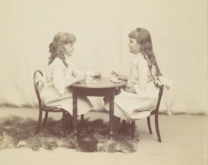 Frances und Ethel de Forest, Töchter von Robert de Forest, ca. 1890 von George Collins Cox