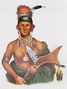 Appanoose, ein Sauk-Häuptling, 1837, Illustration aus 
