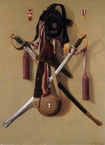 Bürgerkriegsregalien von Major Levi Gheen McCauley