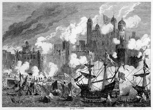 Angriff auf den Turm von St. Thomas durch den Herzog von Suffolk, 1554, 1840