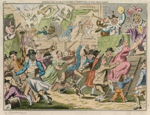 Bartholomäus-Messe, London von George Cruikshank