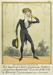 D_d Engelhaftes pon Ehre-Faszinierende Kreatur Monströs Schön!! von George Cruikshank