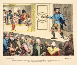 Elliston (Manager des Surrey Theatre) in der Rolle von 