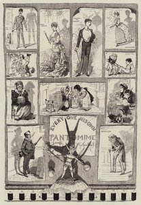 Jeder seine eigene Pantomime von George Cruikshank