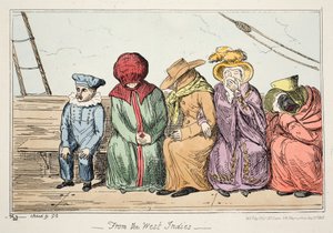 Aus den Westindischen Inseln, veröffentlicht 1835 von George Cruikshank