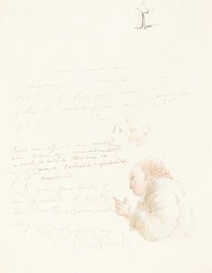 Halbfigur eines Anwalts und andere Skizzen von George Cruikshank