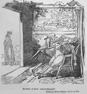 Er roch - O Herr! Wie er roch!, ca. 1820 von George Cruikshank