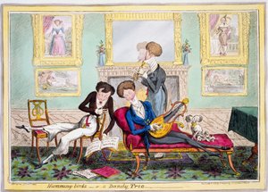 Kolibris, oder ein Dandy-Trio von George Cruikshank